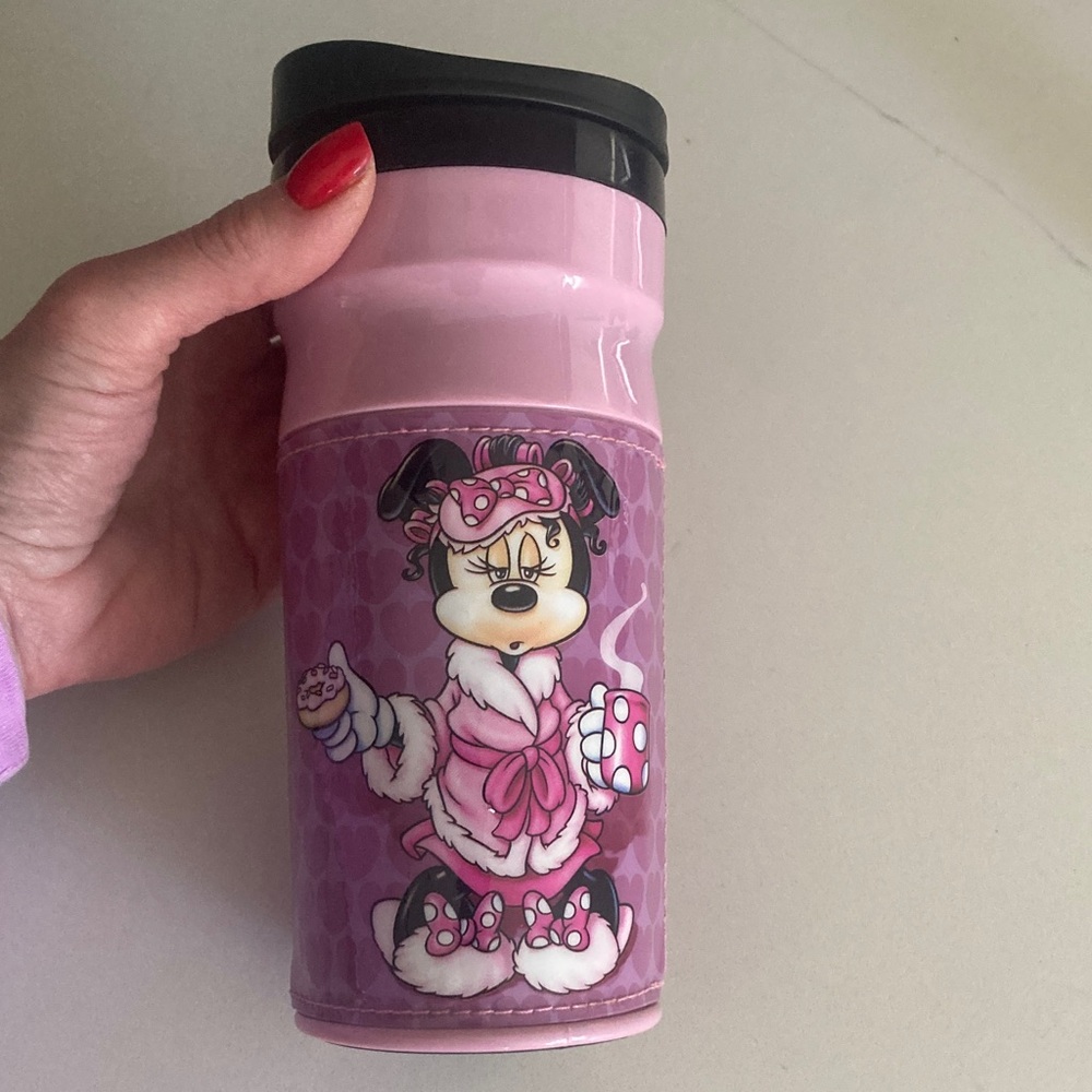 Disney Pink Minnie Mouse Travel Mug